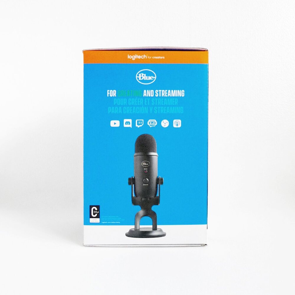 NEW IN BOX LOGITECH YETI BLUE USB Microphone Factory Sealed